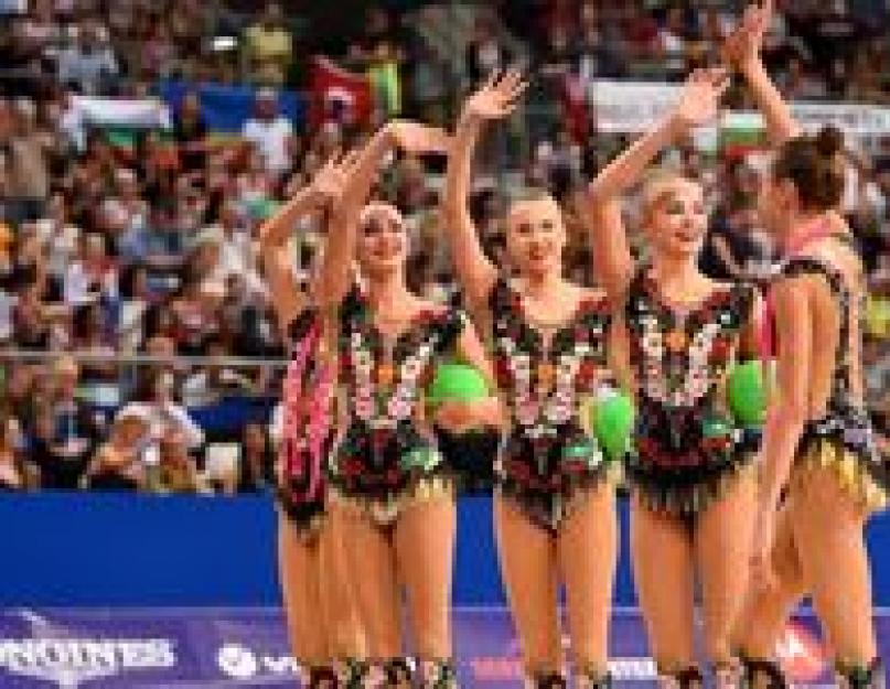 Российское «золото» Олимпиады–2008. Художественная гимнастика, групповые упражнения. Гимнастика художественная Канаева лидирует после трех упражнений