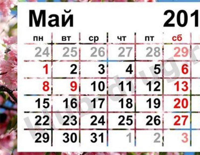 Официальные выходные на 1 мая. Как отдыхаем в мае, календарь выходных. Почему президента Эквадора обвиняют в предательстве
