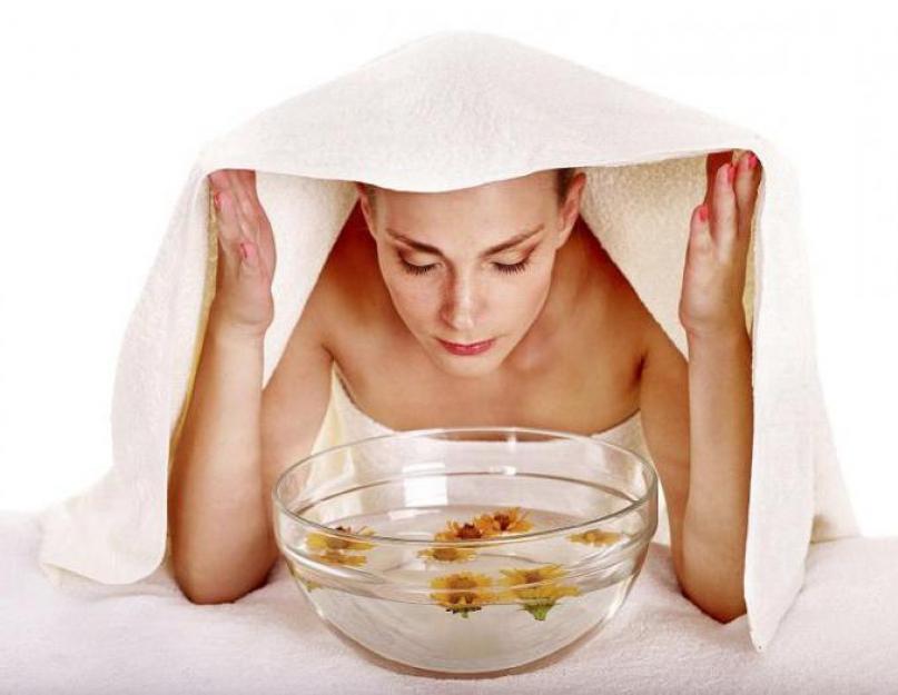 Паровая ванночка для лица польза и вред. Паровая ванночка для лица поможет очистить кожу. Рецепты паровых ванночек для кожи лица