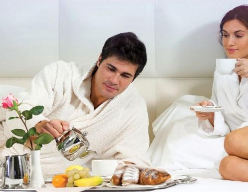 Завтрак для жены в день рождения. Романтический завтрак для любимой - интересные идеи и рекомендации. Как сделать вкусное капучино