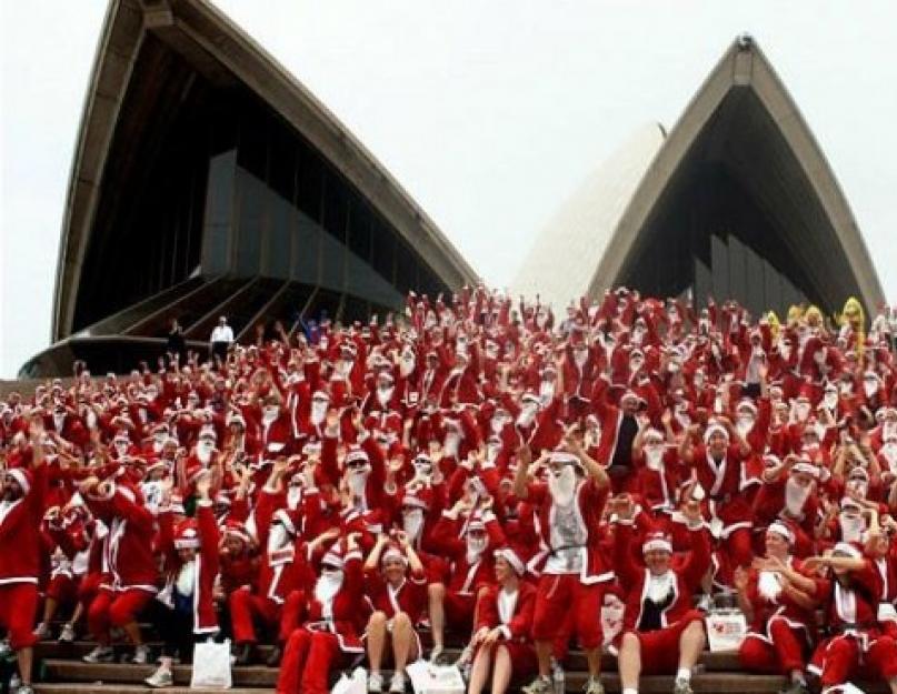 Традиции празднования нового года в австралии. Как празднуют Новый год в Австралии? В австралии новый год летом