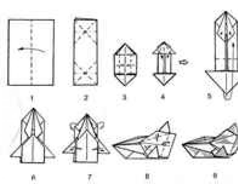 Машина из бумаги своими руками (схемы, шаблоны). Учимся собирать разные модели машинок в технике оригами Оригами 3д машины