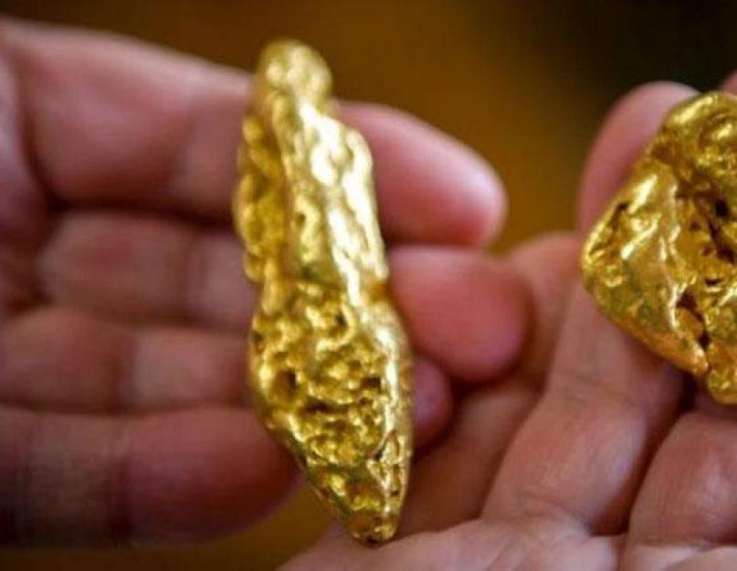Где встречается золото в природе. Как выглядит и образуется золото в природе. Исследования и гипотезы