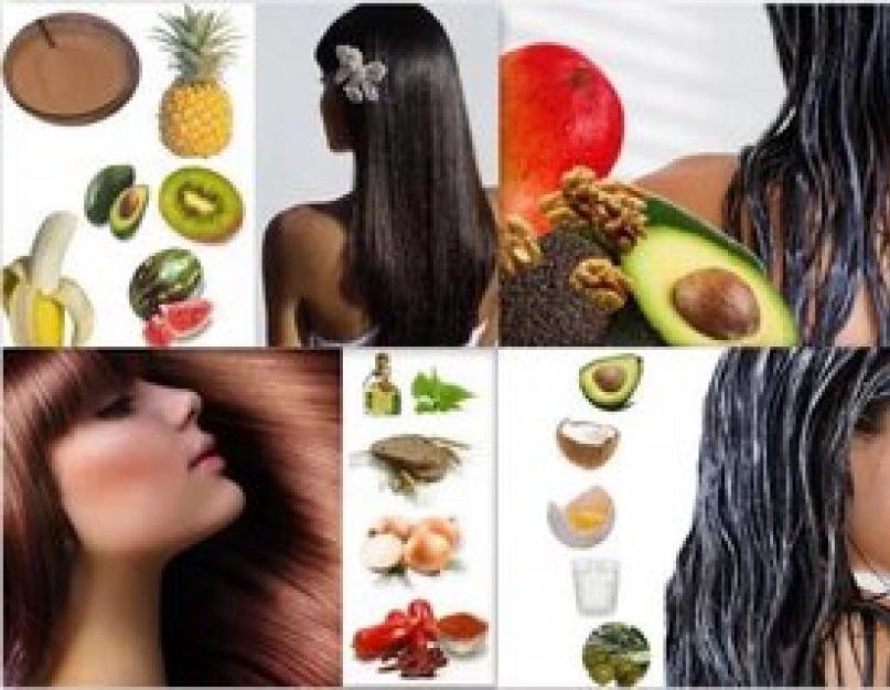 Продукты для роста волос, какие овощи и фрукты лучше помогут вашим волосам. Фрукты и овощи для здоровья волос Продукты полезные для волос