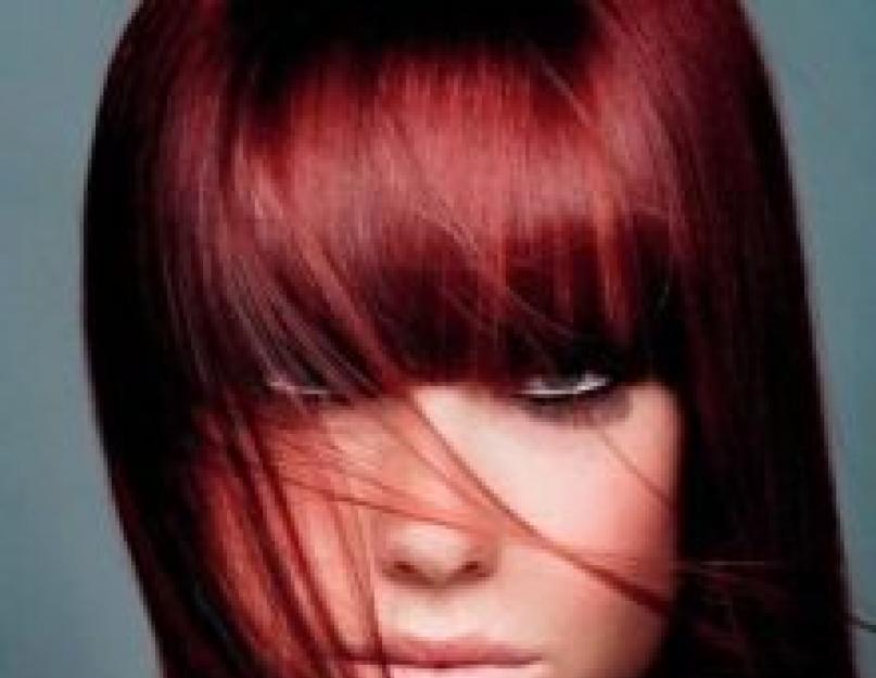 Яркие красные волосы короткие. Бордовый цвет волос. Темно-бордовый цвет волос — секреты выбора оттенка и успешного окрашивания Цвет волос черный с бордовым