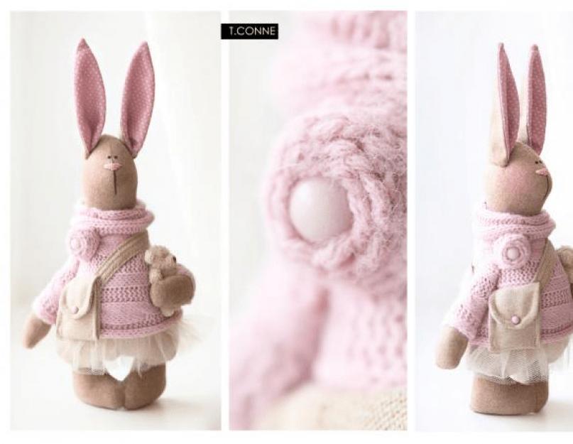 Куклы тильда мальчик и девочка. Заяц и кролик тильда — выкройки, МК, идеи для вдохновения. Оформление мордочки и одежка