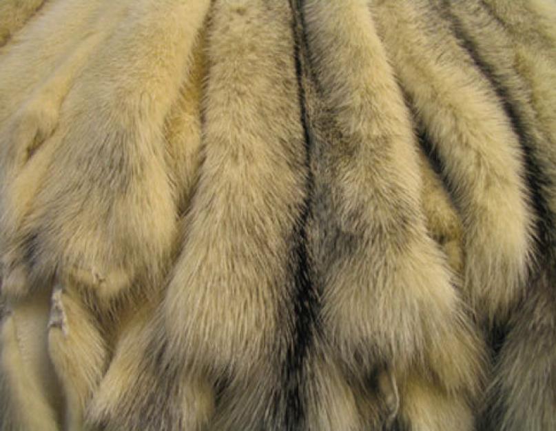 Natural fur