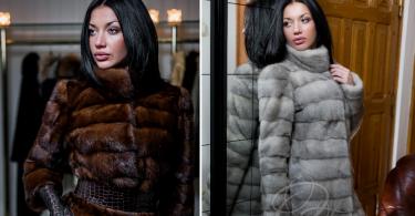 What types of natural fur coats are there: colors, furs, styles
