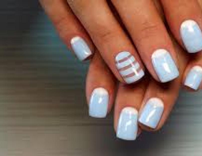 Manicure for very short nails with gel polish, shellac.  New designs, photos.  Manicure with gel polish for short nails Beautiful coating with gel polish for short nails