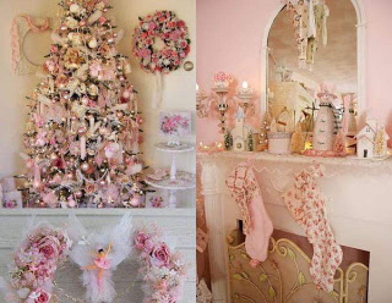 DIY loptice u stilu shabby chic.  Novogodišnji balovi u shabby stilu.  Još primjera shabby chic božićnog dekora