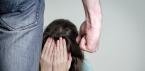 The husband threatens with violence, behaves aggressively, and beats