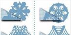 Прикрашаємо будинок сніжинками з паперу (шаблони для вирізування)