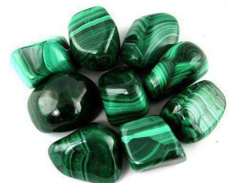 Malachite - Ural stone. Miscellaneous from Minerals - Fan Party. Competition of research works of young geologists 