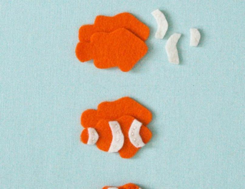 Ako vyrobiť akvárium s plstenými rybami? Urob si sám textilné ryby. Vzory. Majster triedy s krok za krokom fotografie Ryby vzor