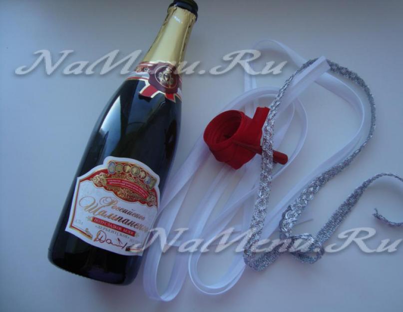 Бутылка шампанского на Новый год своими руками. 50 идей и подробные мастер-классы с фото