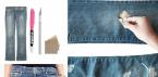 How to make fashionable ripped jeans at home?