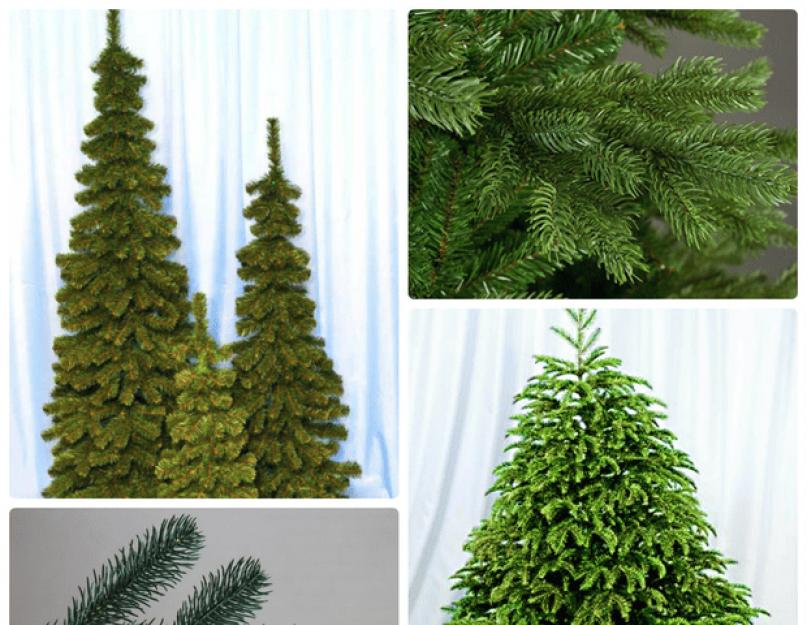 Konstgjorda träd som ett riktigt.  Hur man väljer en konstgjord julgran - enligt tillverkningsmaterial och kostnad.  Att köpa en konstgjord julgran är