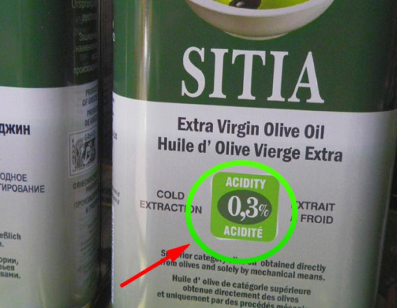 Product testing: the best olive oil.  Secrets of using olive oil Unrefined olive oil, first cold pressed Greece