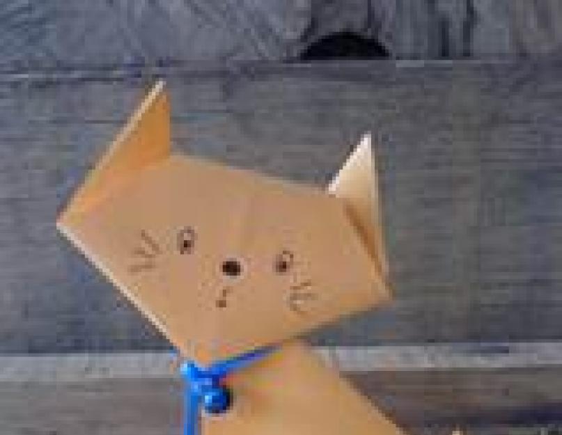 Come creare un gatto.  Master class su come realizzare un gatto senza carta.  Masterclass: carta cat