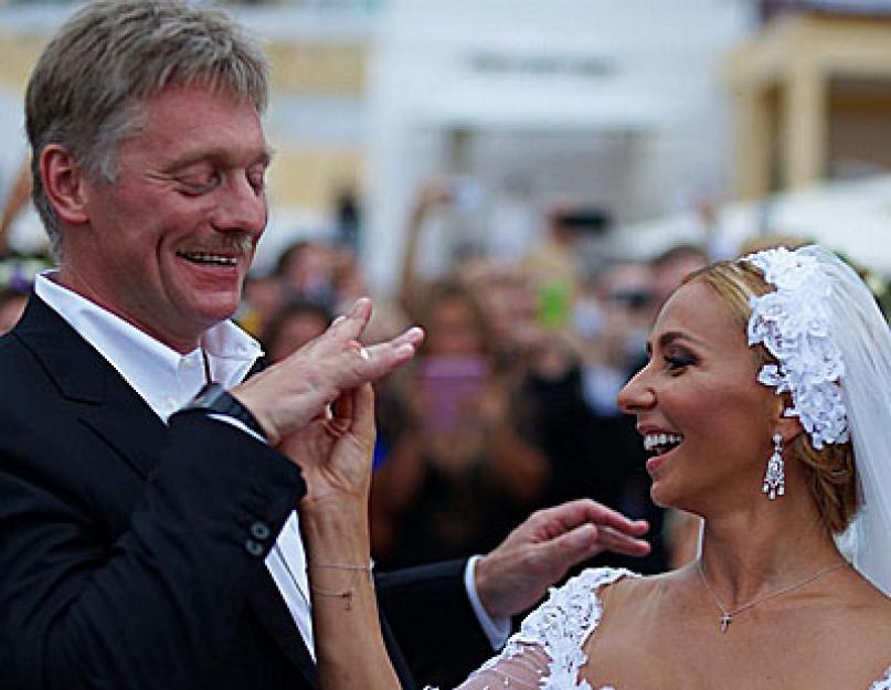Navka i Pieskow wzięli ślub. Ślub Navki i Pieskowa: pierwsze szczegóły uroczystości. Nowożeńcy z córką Nadieżdą