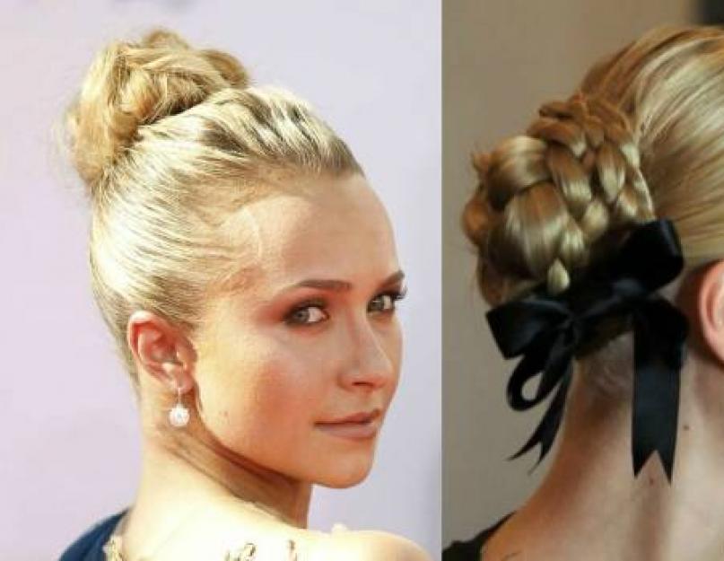 Buns of hair.  Hair bun: how to make different types and get beautiful hairstyles.  What is a bagel
