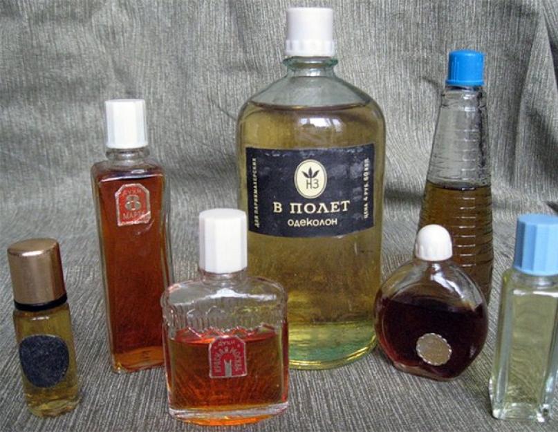 Populární parfémy v sovětských dobách. Francouzské parfémy sovětské éry. Dzintary doby ussr