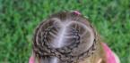 Braiding hair for medium and long hair