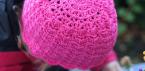 Crochet hat with shell pattern - practical and elegant