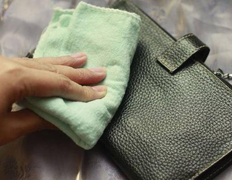 Як почистити шкіряний гаманець у домашніх умовах.  Як почистити гаманець з натуральної шкіри Як почистити гаманець в домашніх умовах