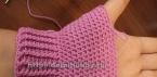 How to Crochet Elegant Red Gloves